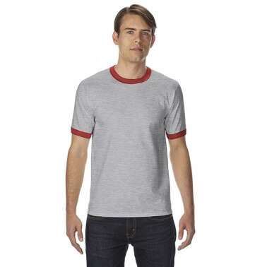 GILDAN 100%美國棉亞規滾邊中性T恤