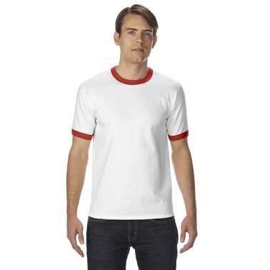 GILDAN 100%美國棉亞規滾邊中性T恤