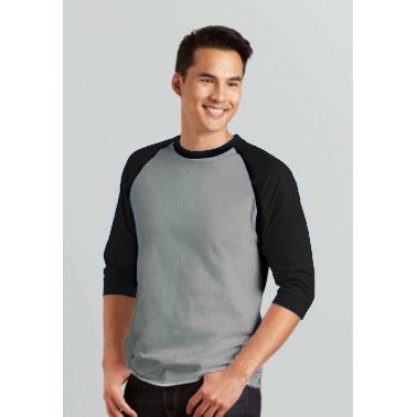 GILDAN100%美國棉亞規七分袖棒球T恤