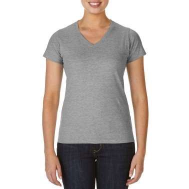 GILDAN 100%美國棉亞規輕質感修身V領女T