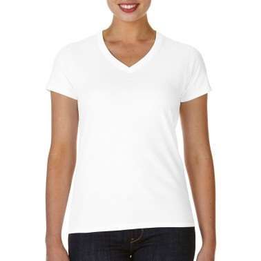 GILDAN 100%美國棉亞規輕質感修身V領女T
