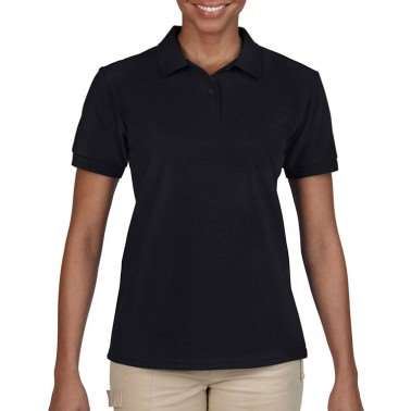 GILDAN亞規防皺修身女POLO
