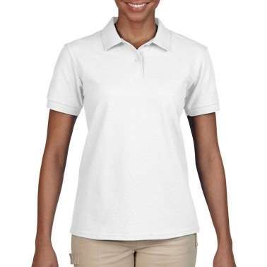 GILDAN亞規防皺修身女POLO